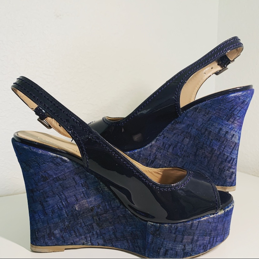 Emporio Armani Patent Leather Platforms